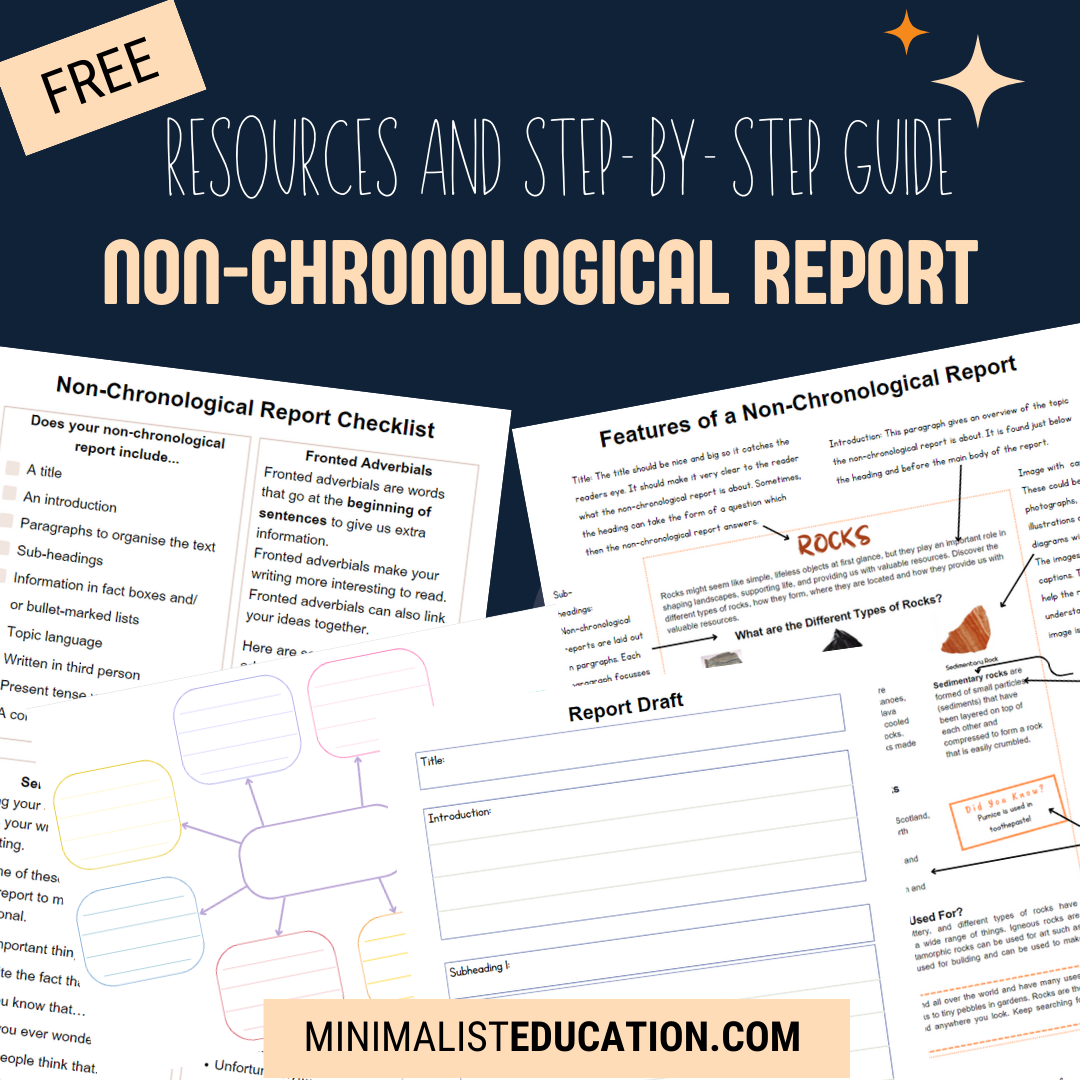 Wide-Lined Report Template – Non-Chronological Reports